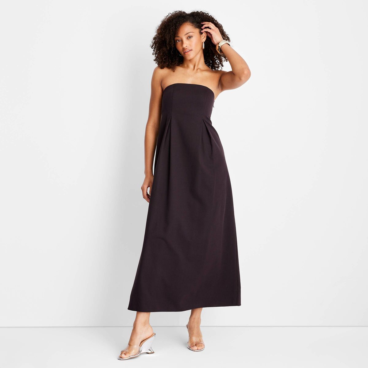 Women's Strapless Column Ankle Length Dress - Future Collective™ with Jenee Naylor | Target