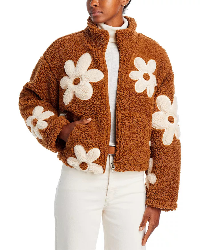 Floral Faux Fur Jacket | Bloomingdale's (US)