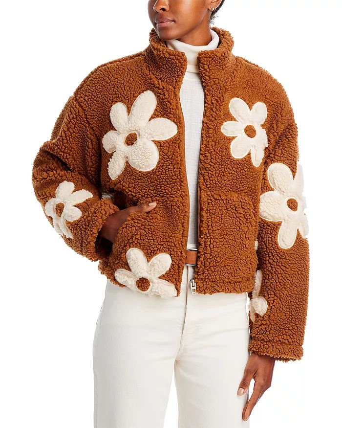 Floral Faux Fur Jacket | Bloomingdale's (US)
