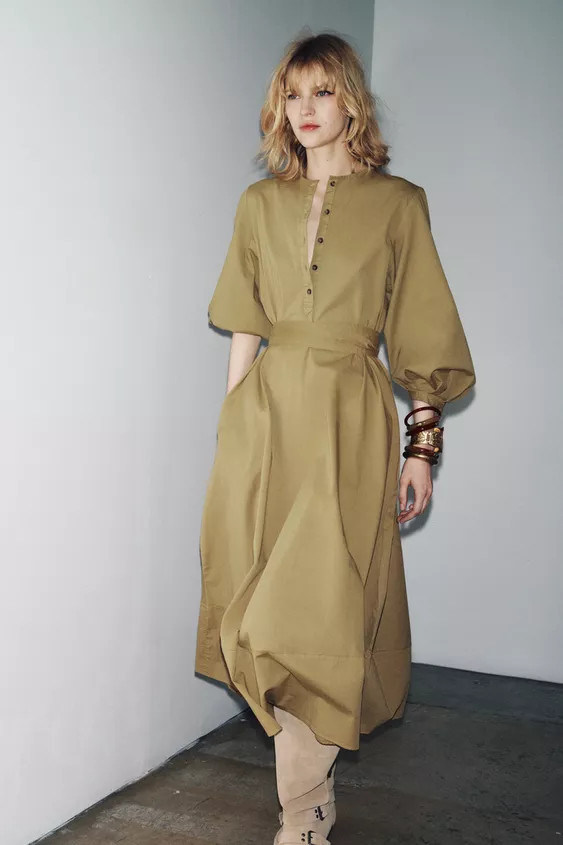 ZW COLLECTION BELTED SHIRT DRESS | Zara US