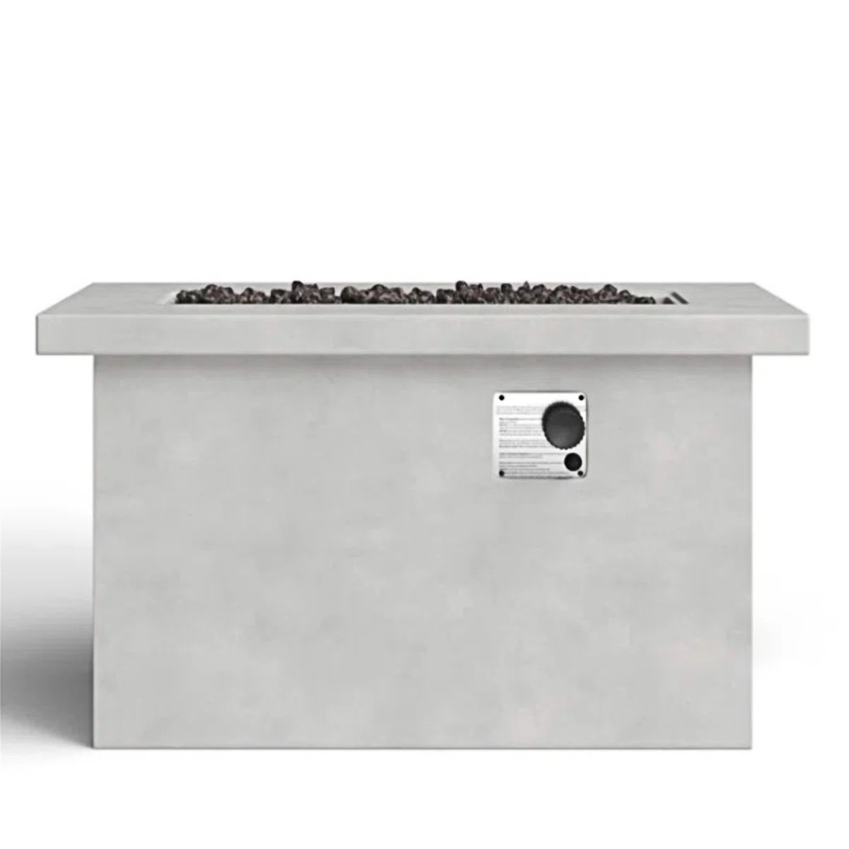 24'' H Concrete Propane/Natural Gas Outdoor Fire Pit Table | Wayfair North America