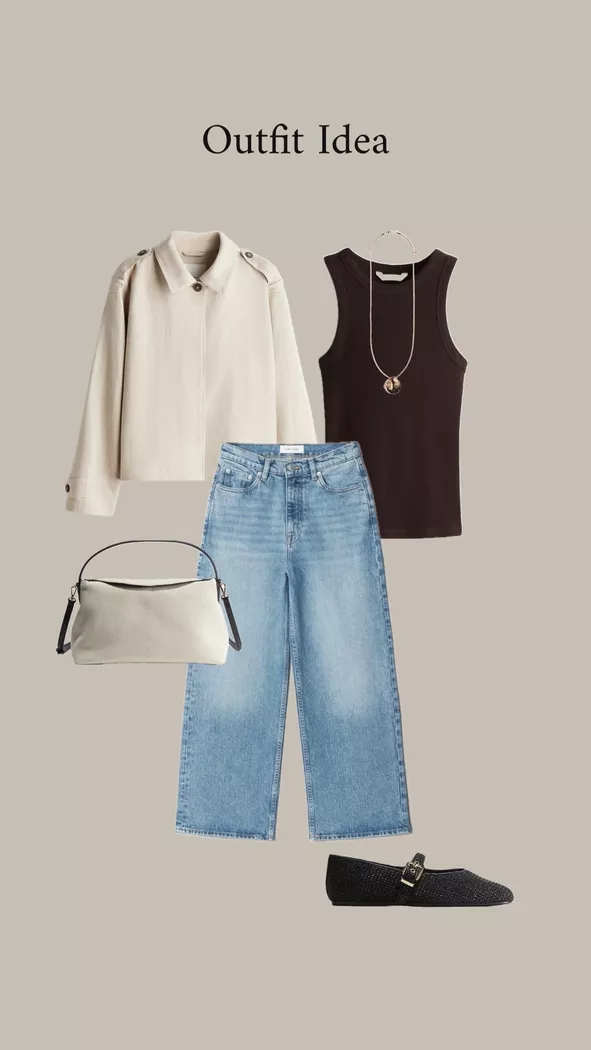 CROPPED DENIM SHIRT curated on LTK CROPPED DENIM SHIRT curated on LTK