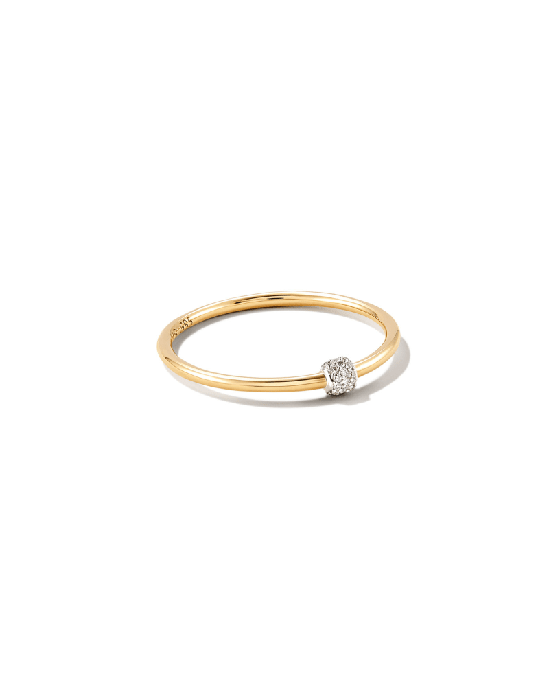 Stella 14k Yellow Gold Band Ring in White Diamond | Kendra Scott | Kendra Scott
