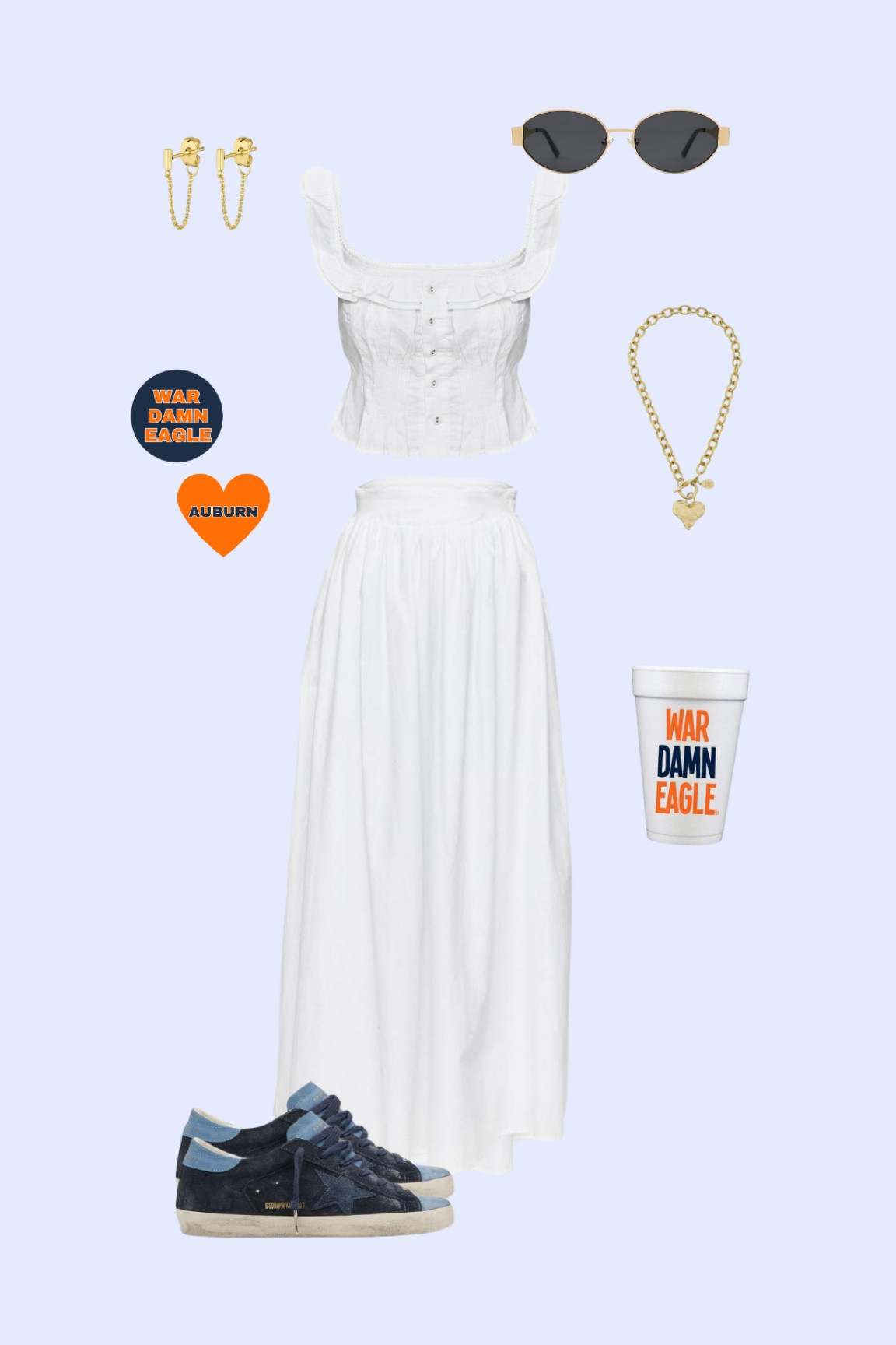 Auburn orange & blue Gameday outfit! 

#LTKSeasonal #LTKStyleTip