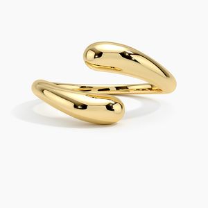 18K Yellow Gold Silhouette Bypass Ring | Brilliant Earth