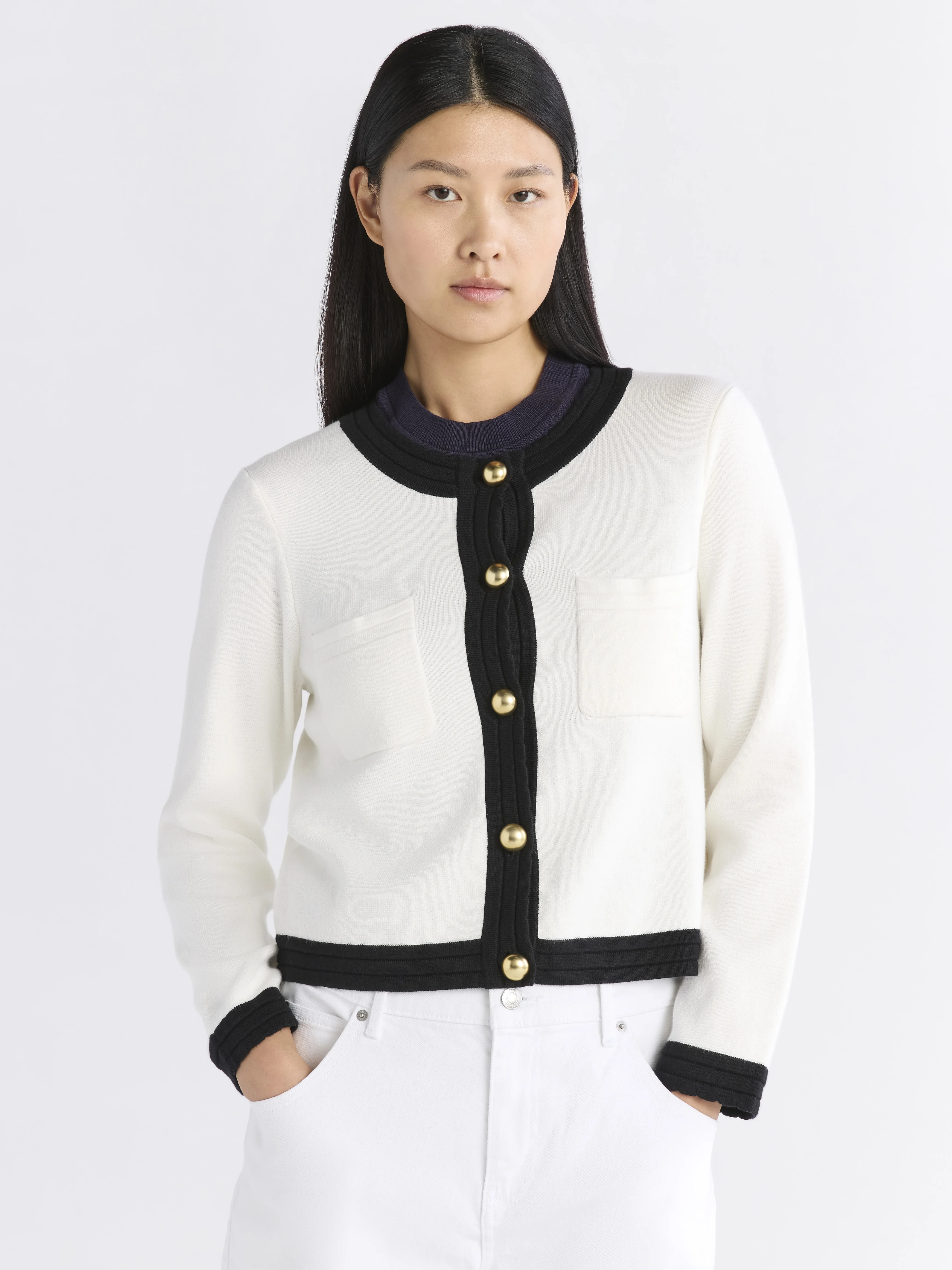 Free Assembly Women's Pocket Cardigan Sweater with Long Sleeves, Sizes XS-XXL - Walmart.com | Walmart (US)