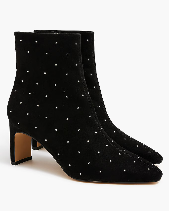Rhinestone booties | J.Crew Factory