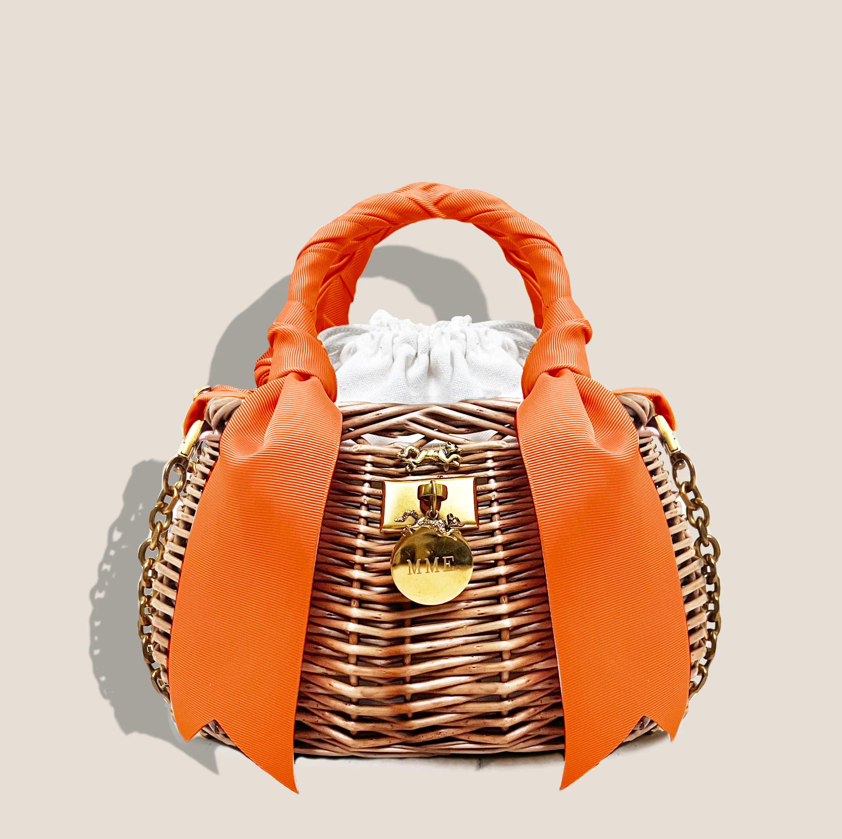 The Little Round Royce Tote - Rose (Copy) | MME.MINK