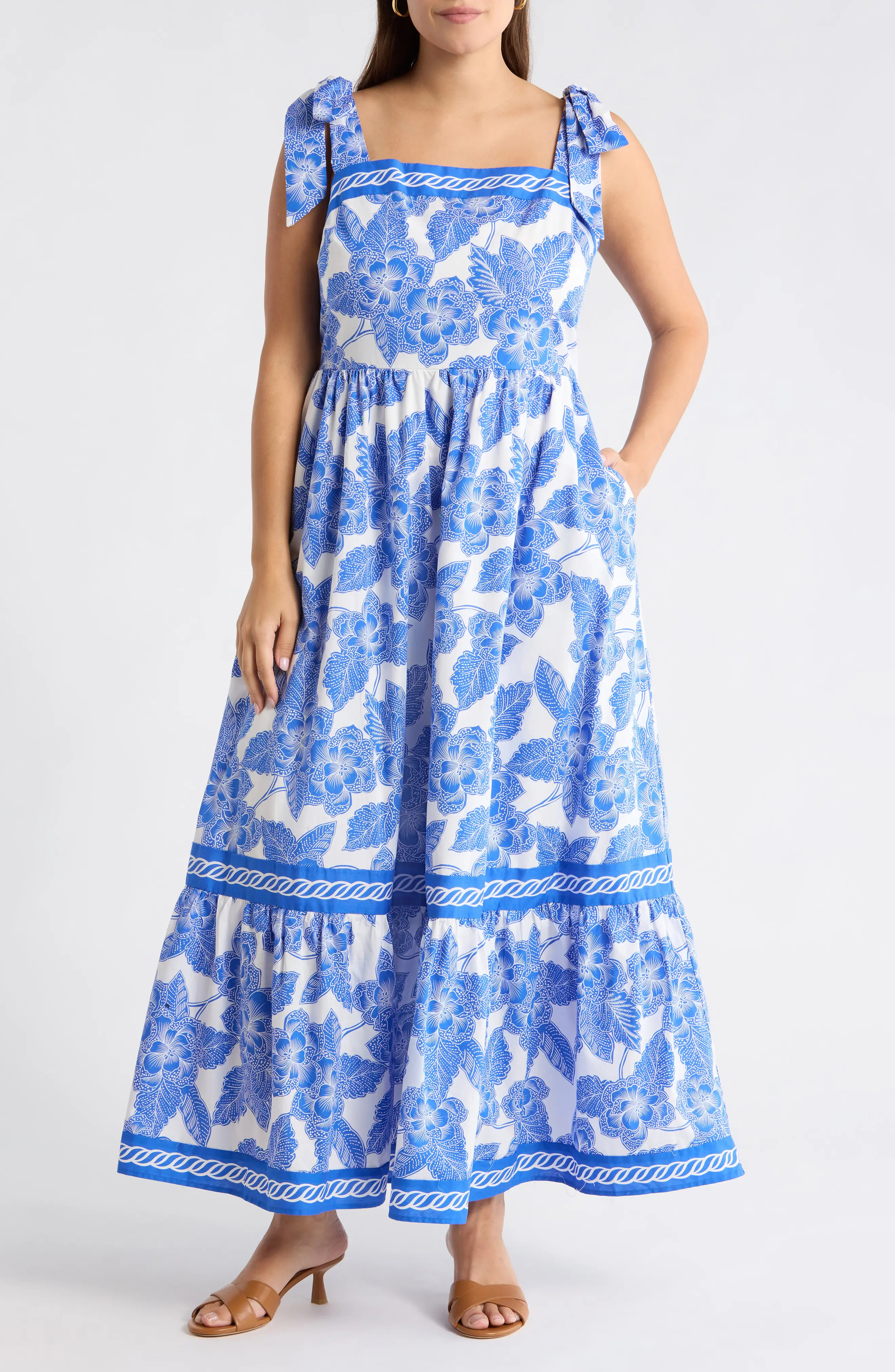 SUGARLIPS Rency Floral Smocked Maxi Dress (Women) | Nordstrom | Nordstrom