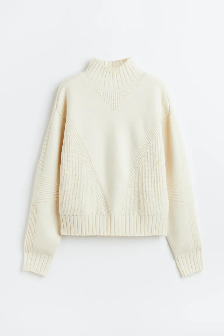 Sportpullover mit Turtleneck | H&M (DE, AT, CH, NL, FI)