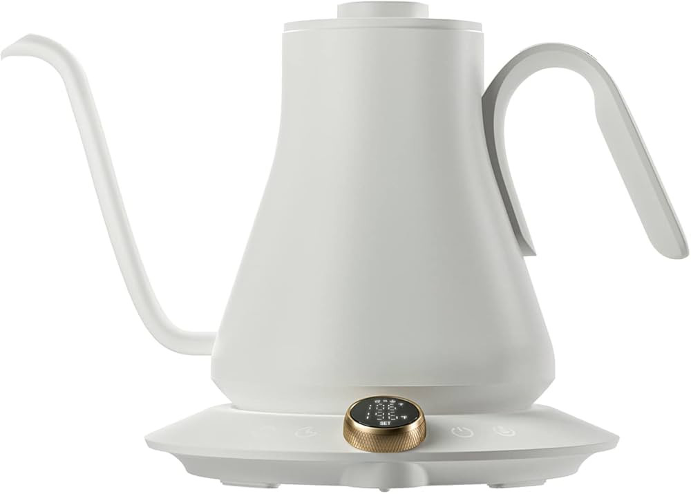 Cocinare Electric Gooseneck Kettle with Temperature Control, Pour Over Coffee & Tea, 1200W 180-se... | Amazon (US)