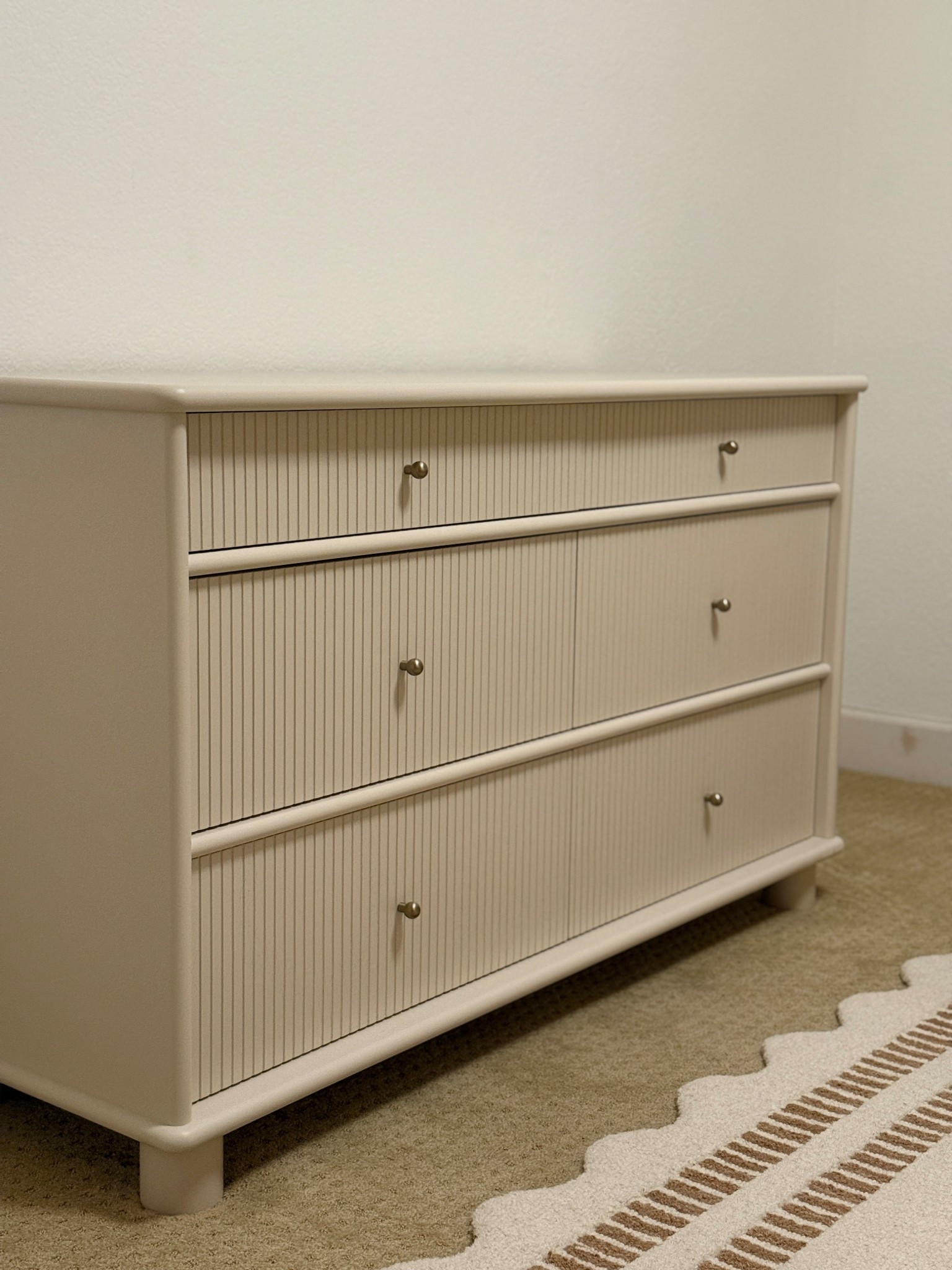 Baby boy's nursery dresser