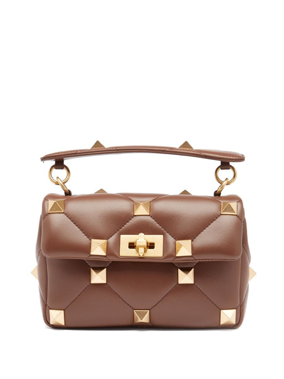 Roman Stud medium quilted-leather shoulder bag | Valentino | Matches (US)