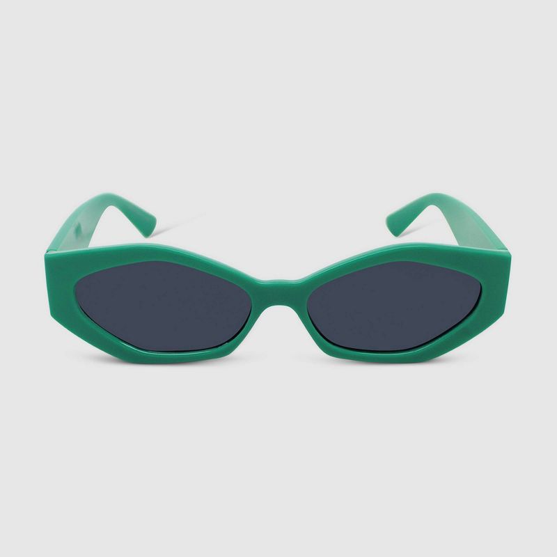 Women's Plastic Geo Hexagon Sunglasses - Wild Fable™ | Target