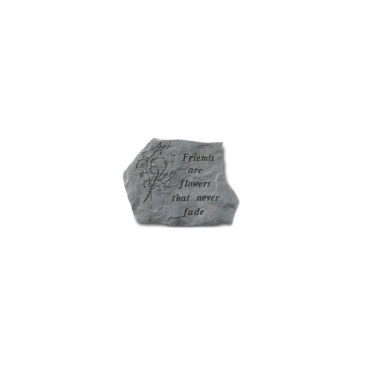 Weather Resistant Concrete Plants & Flowers Stepping Stone | Wayfair North America