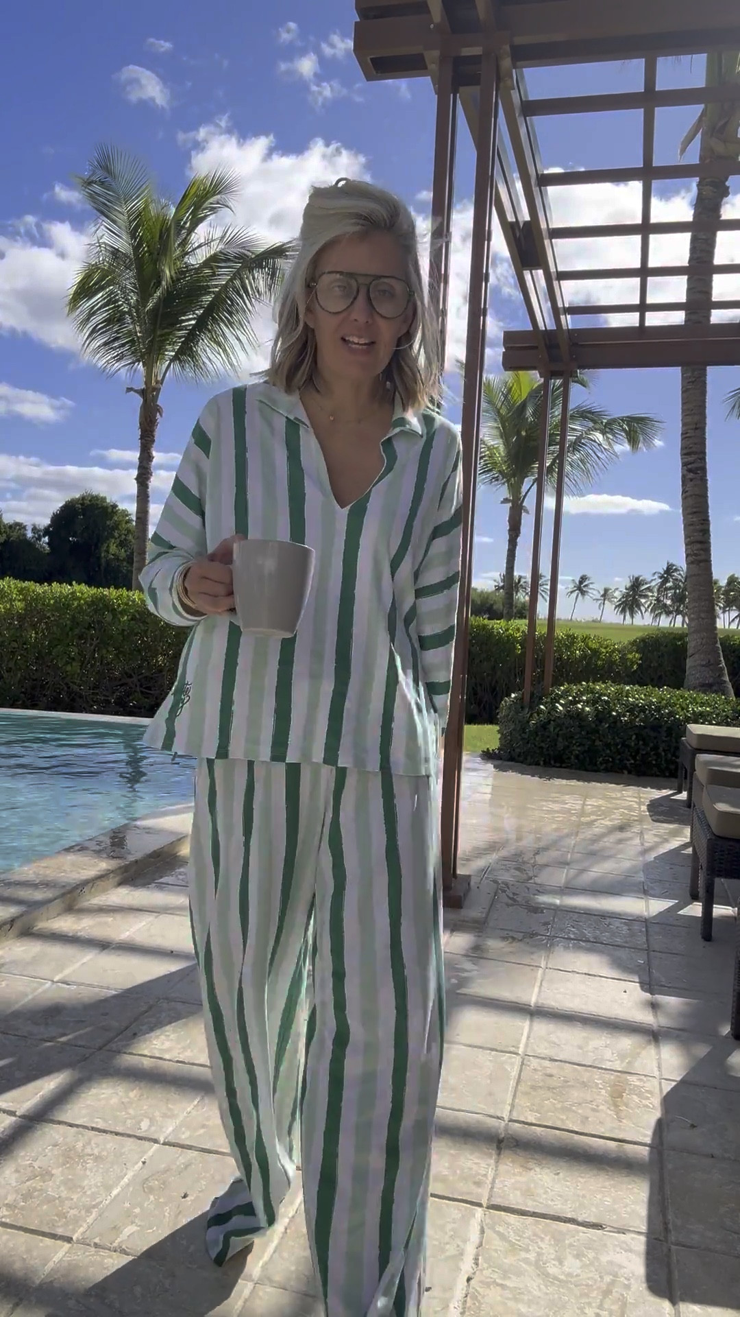 When your pajamas match your glasses and surroundings…..you know it’s going to be a good day!! 💚

I’m in a small but would prefer xs

#LTKTravel #LTKmomlife #LTKmorningroutine