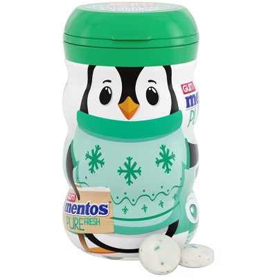 Mentos Spearmint Christmas Penguin Chewing Gum - 3.53oz | Target