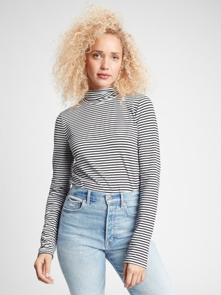 Jersey Turtleneck T-Shirt | Gap Factory