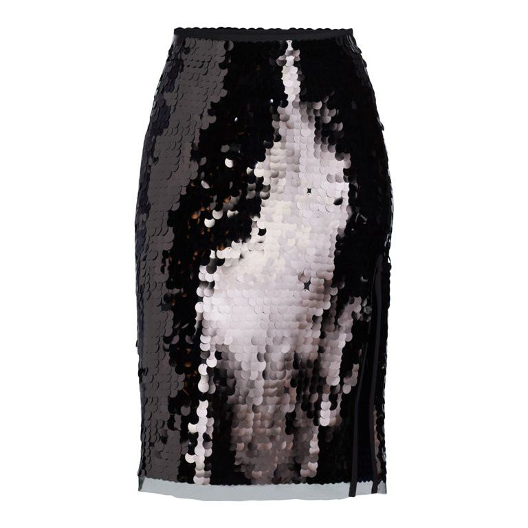 Scoop Women's & Women's Plus Paillette Sequin Midi Skirt, Sizes XS-4X | Walmart (US)