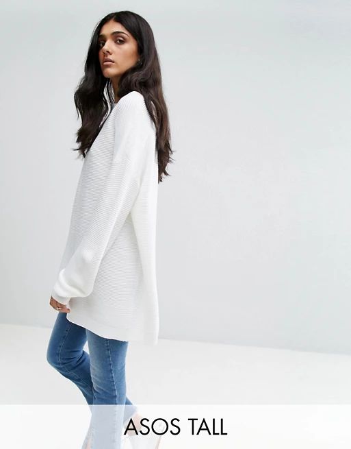 ASOS TALL Sweater in Oversized Ripple | ASOS US