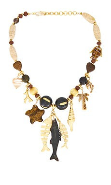 Brinker + Eliza Fisherman Necklace in Neutral Multi from Revolve.com | Revolve Clothing (Global)