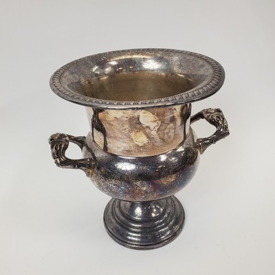 VTG Sheridan Silver Co Champagne Bucket Silver Plated Trophy Urn 9x11 MCM | eBay US