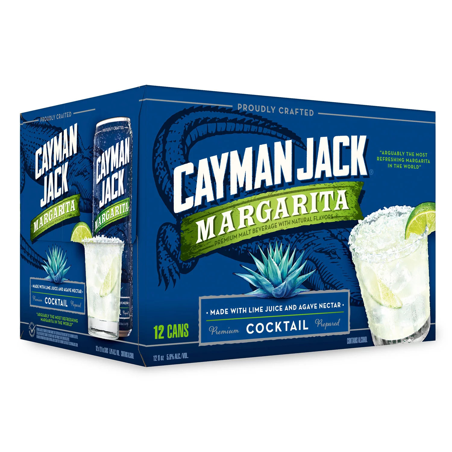 Cayman Jack Margarita, 12 fl. oz. can, 12 pk. | Sam's Club