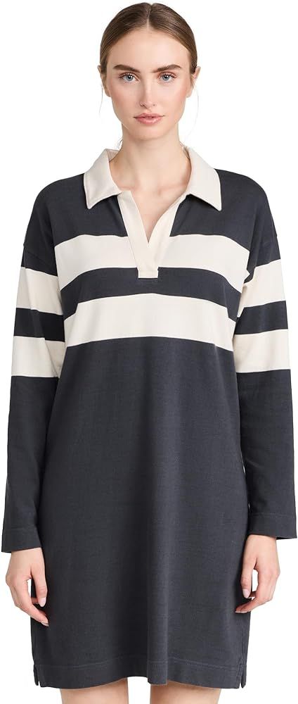 Faherty Women's Rugby Jersey Polo Dress | Amazon (US)