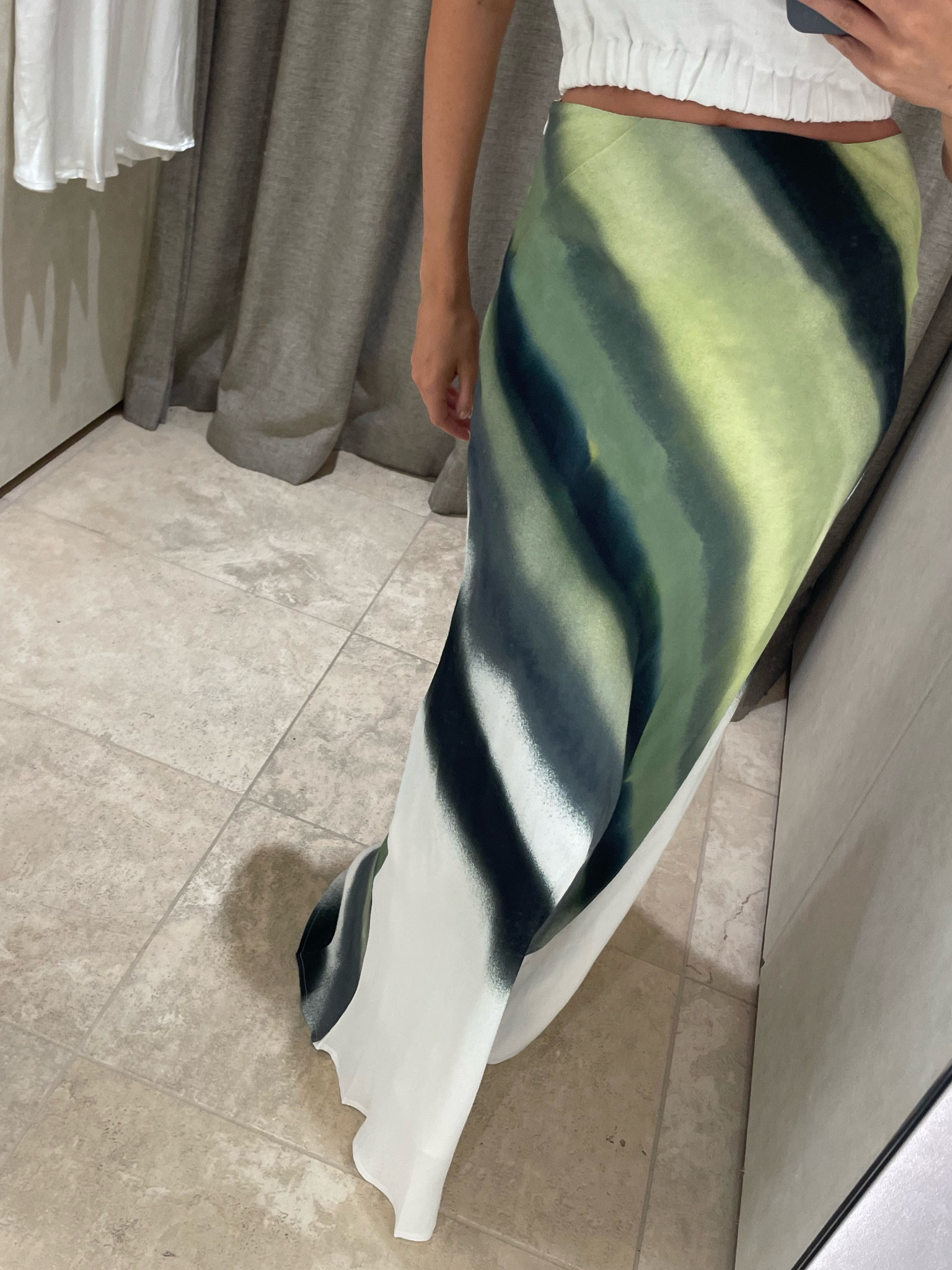 chinese dress ladies Dissh Athena Slip Maxi Skirt in Green  Hills Shire Hire