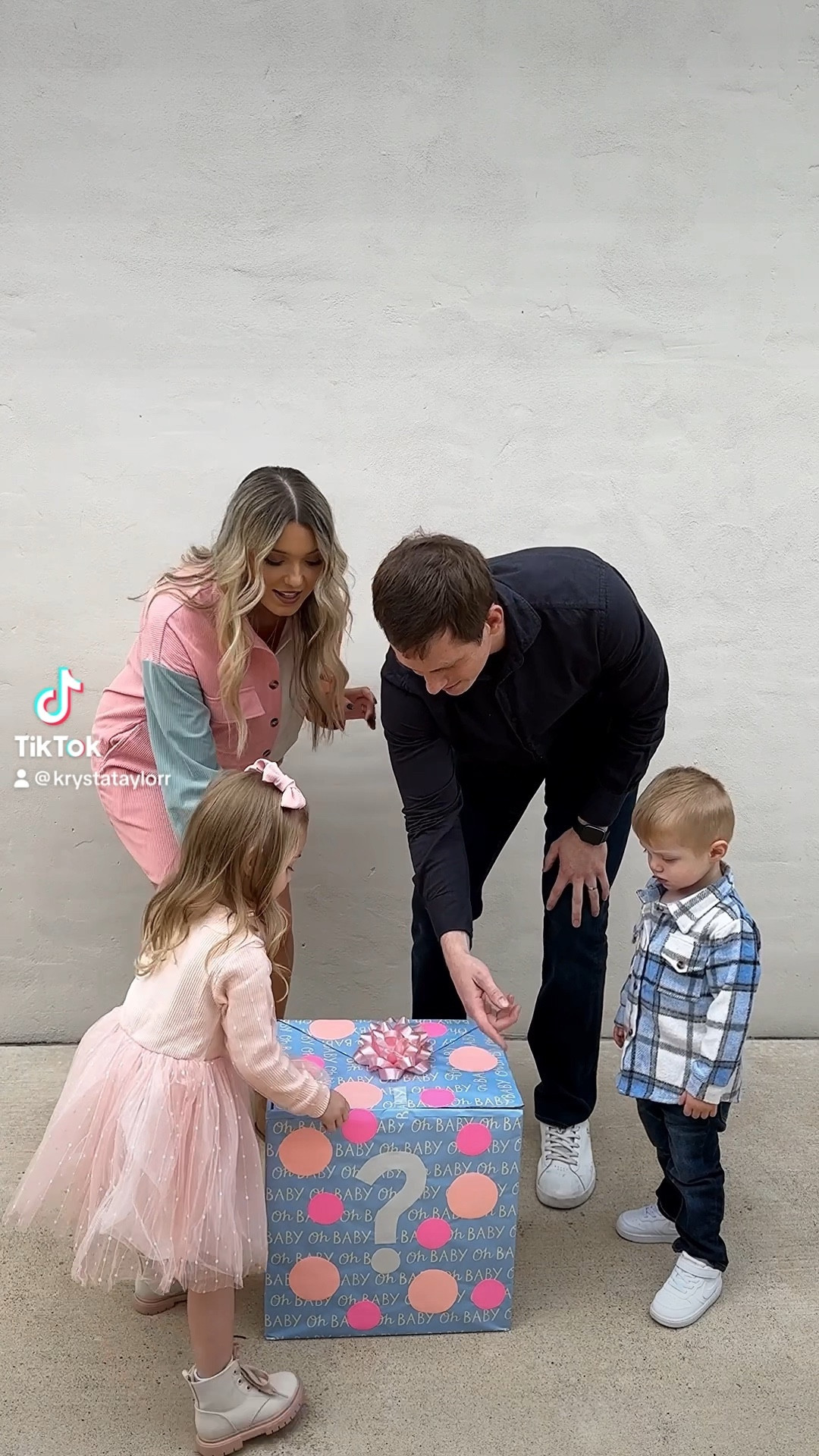 Gender reveal!

Dress: sized up to M
Boots: true to size
Kids clothes: true to size 

(Gender reveal, family, toddler girl, toddler boy, baby girl, baby boy, maternity, pregnancy, pregnant, bump friendly, Amazon outfit, ootd, men’s outfit, kids clothes, bump style, bows, fall style, winter style, amazon dress, gender reveal outfit, gender reveal dress, surprise announcement, pink dress, blue dress) 

#LTKkids #LTKbump #LTKbaby