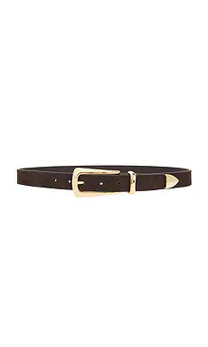 Favorite Daughter The Suede Statement Belt in Chocolate from Revolve.com | Revolve Clothing (Global)