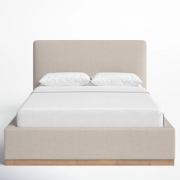 Delpha Grounded Upholstered Wood Base Bed | Wayfair North America