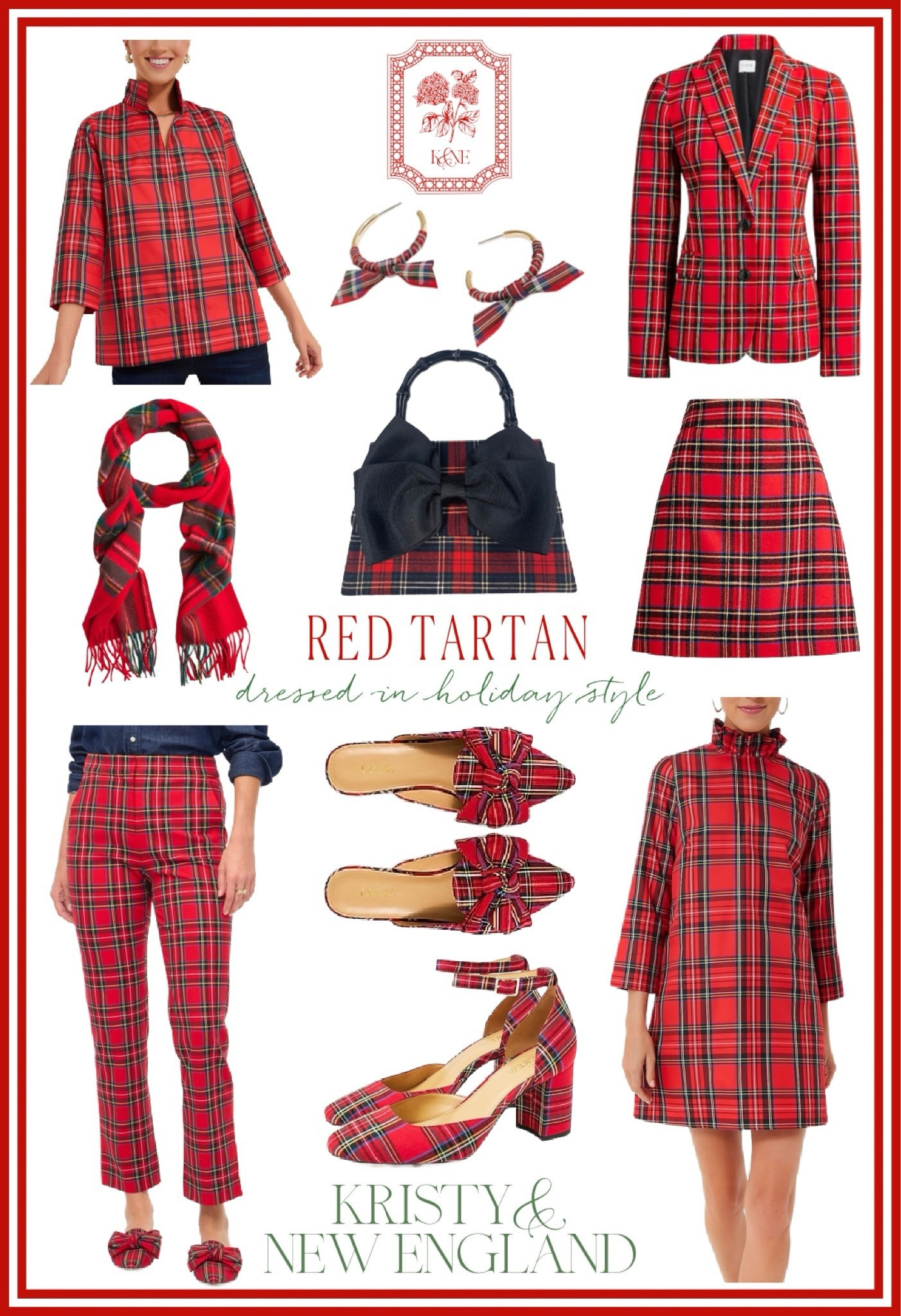 Red tartan holiday outfit finds ❤️🎄❤️

#LTKHoliday #LTKOver40 #LTKSaleAlert