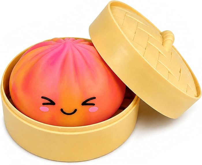 Orange Dumpling Squishies New Mystery Glitter Squishies Dumpling with Box Stress Relief Balls Sen... | Amazon (US)
