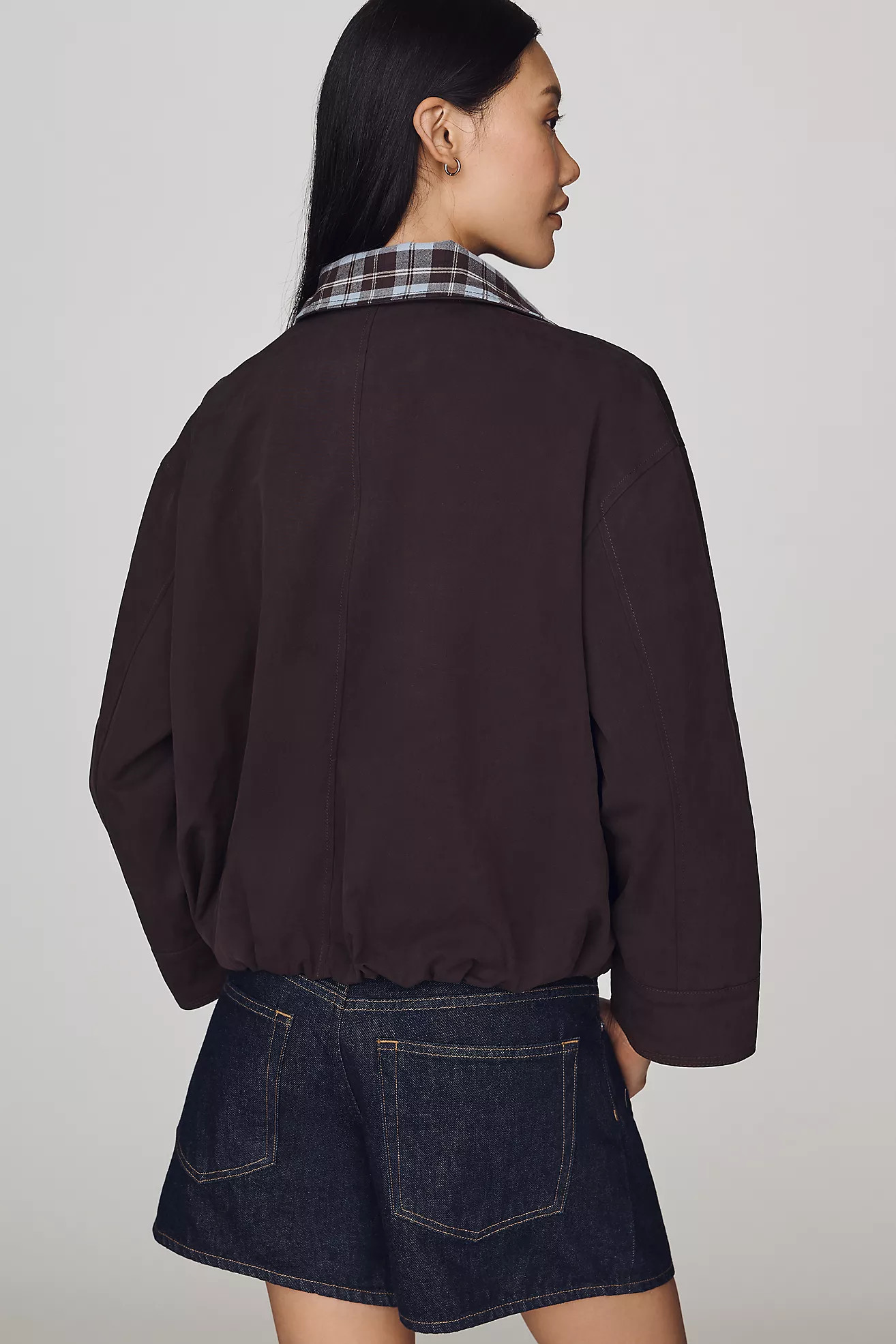 Pilcro Duncan Funnel-Neck Utility Jacket | Anthropologie (US)