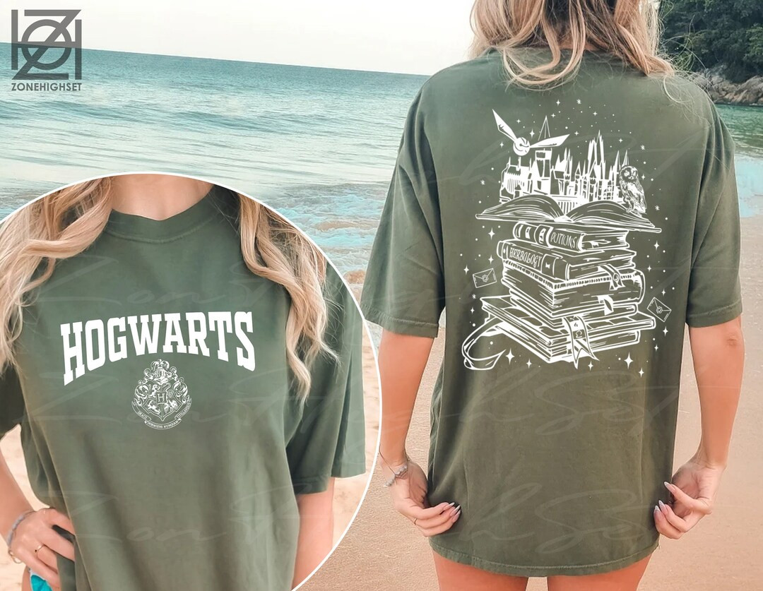 Wizard Castle Book Comfort Colors Shirt, Bookish Shirt, Hogwarts Sweatshirt, Bookish Reader, Wiza... | Etsy (US)