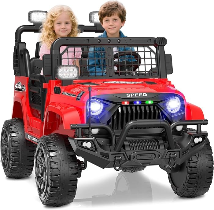 24V XL Ride on Toys for Big Kids, 2 Seater Kids Electric Vehicle with Remote Control,800W Motors,... | Amazon (US)
