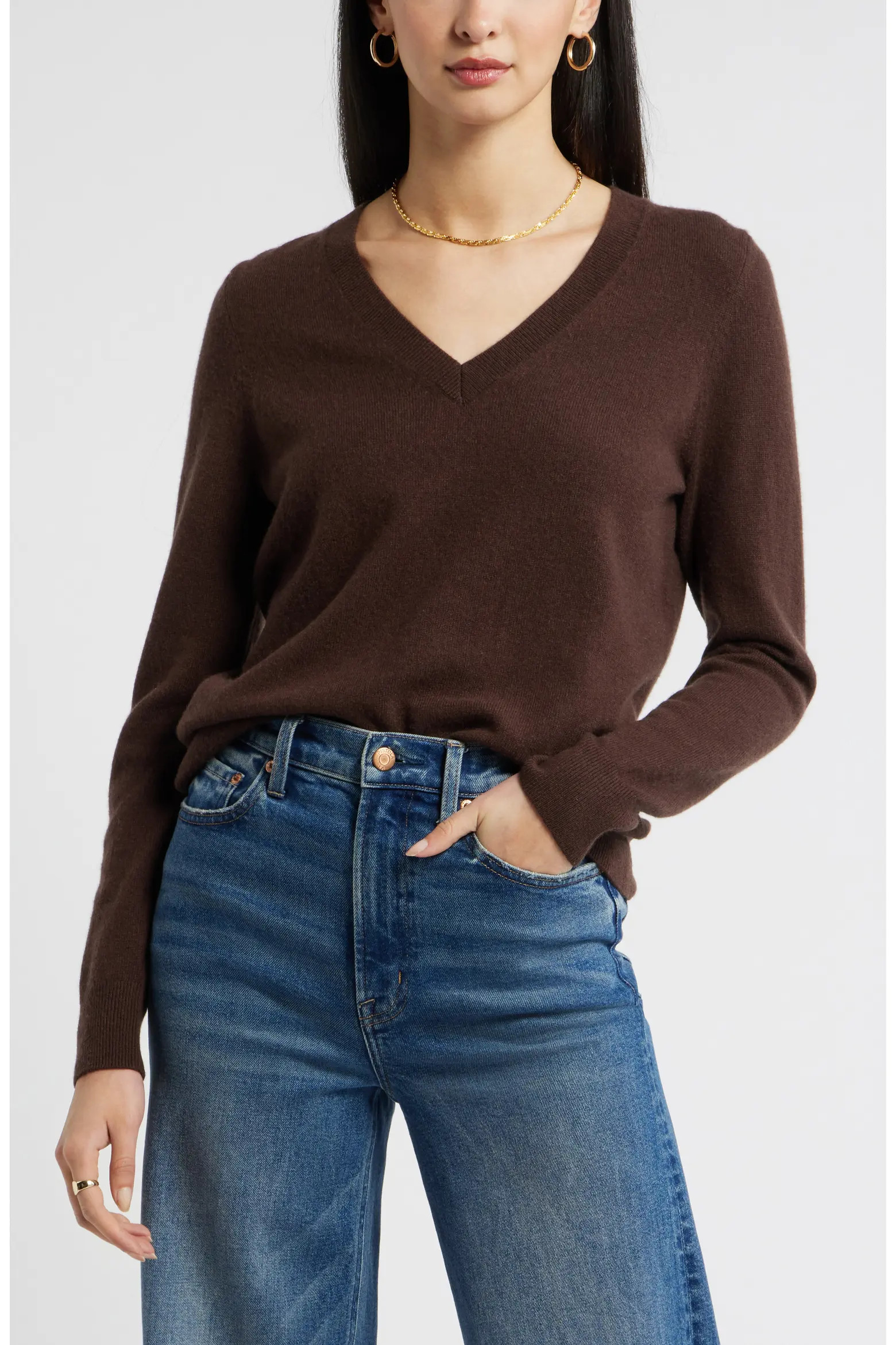 V-Neck Cashmere Sweater (Women) | Nordstrom | Nordstrom