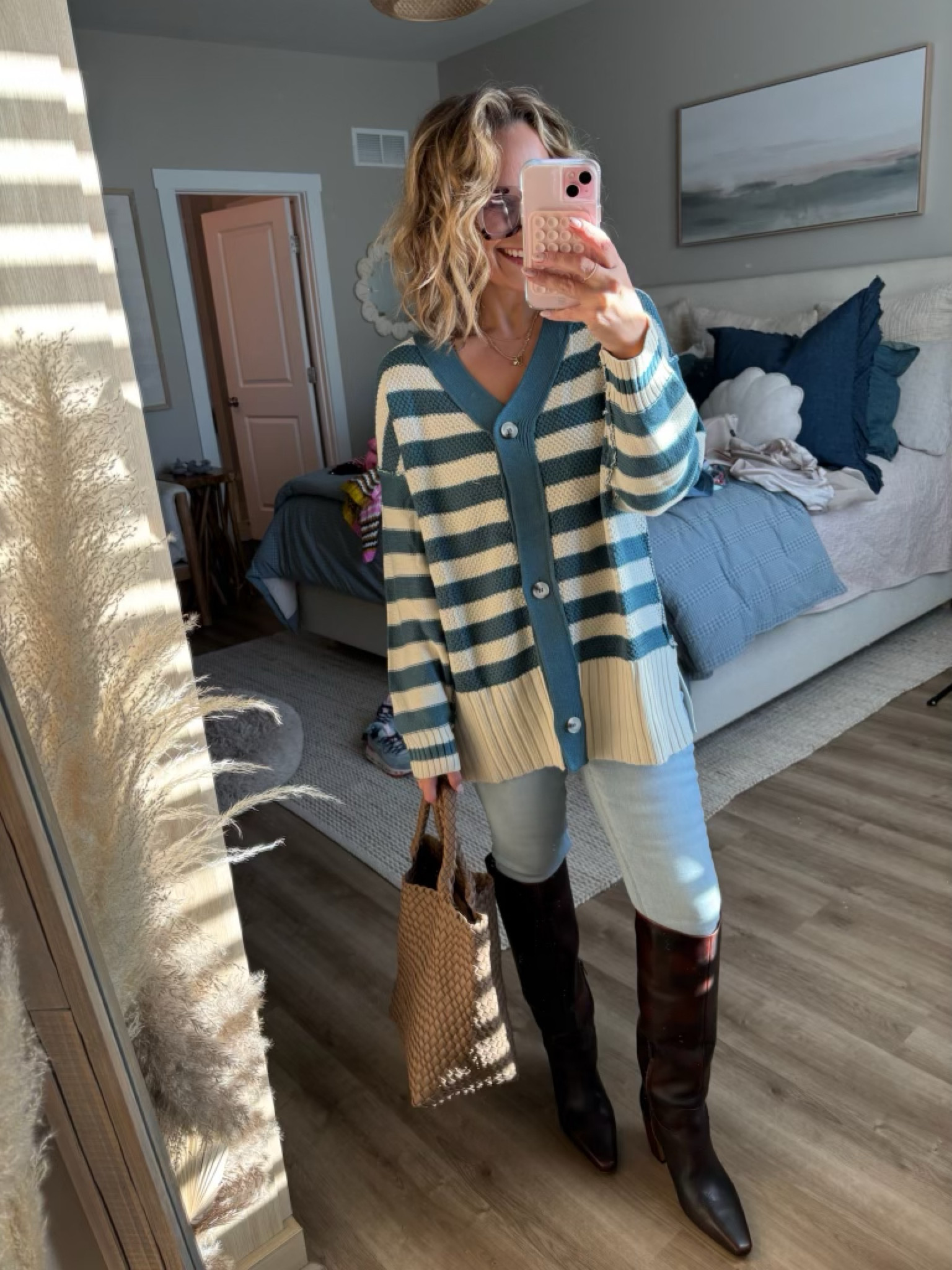 Cute striped cardigan for cooler temps! TTS S / 2 / 27" ✨

old navy skinny jeans, skinny jeans, old navy denim, tall boots, riding boots, nordstrom boots, neutral short sleeve top, curly hair routine, petite fashion, Claire Tammaro 


#LTKFindsUnder100 #LTKFindsUnder50 #LTKStyleTip