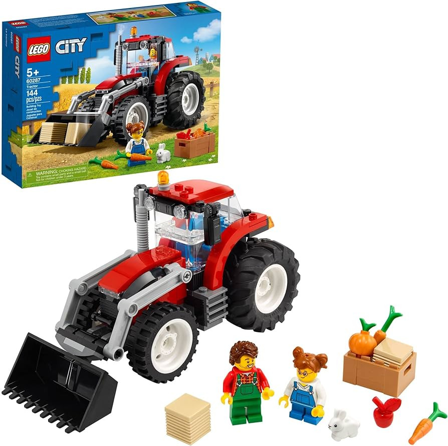 LEGO City Great Vehicles Tractor 60287 Building Toy Set for Kids, Boys, and Girls Ages 5+ (148 Pi... | Amazon (US)
