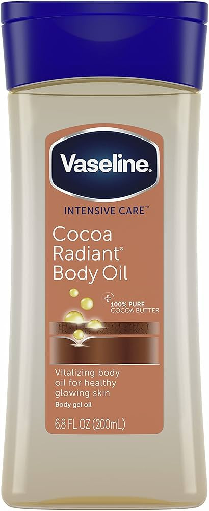 Vaseline Intensive Care Body Gel Oil, Cocoa Radiant, 6.8 oz | Amazon (US)