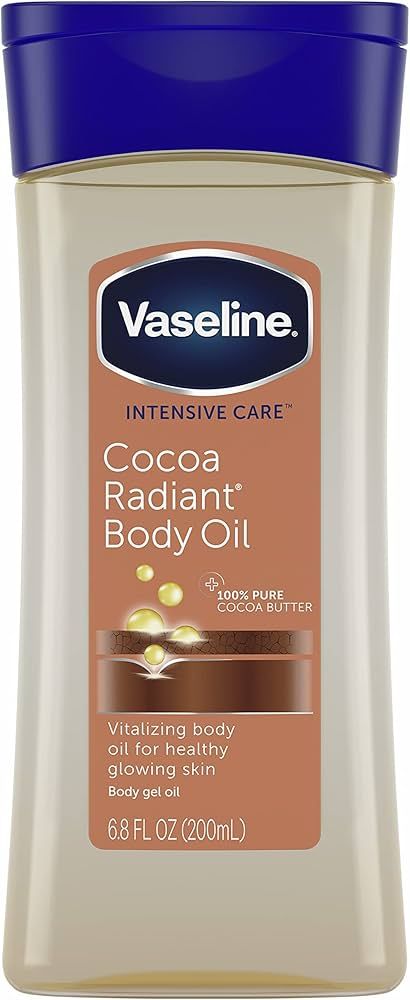 Vaseline Intensive Care Body Gel Oil, Cocoa Radiant, 6.8 oz | Amazon (US)
