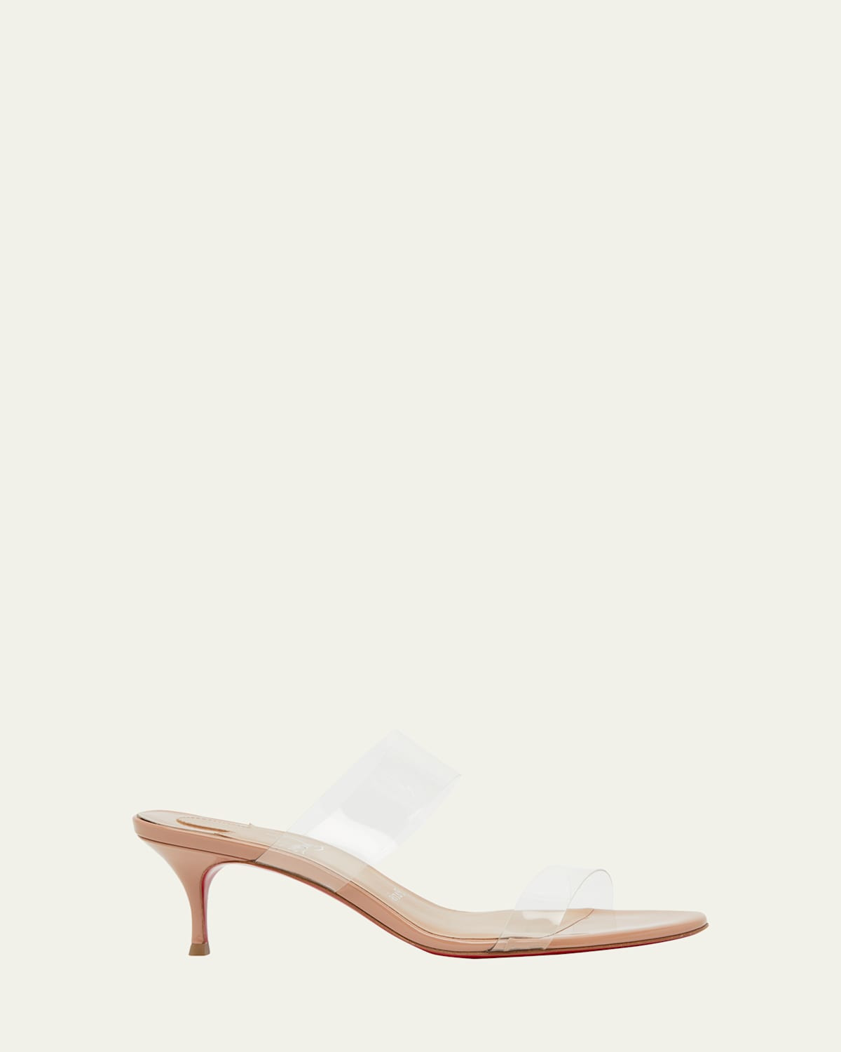 55mm Just Nothing Clear Slide Sandals | Bergdorf Goodman