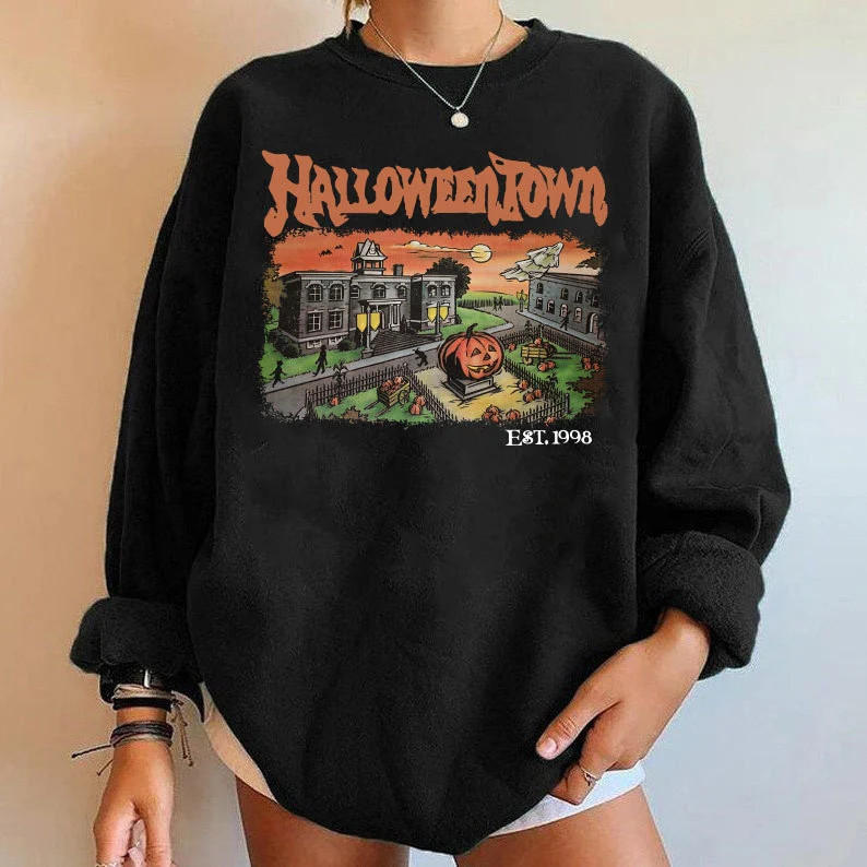 Halloweentown 1998 Crewneck Sweatshirt Fall Halloween - Etsy | Etsy (US)