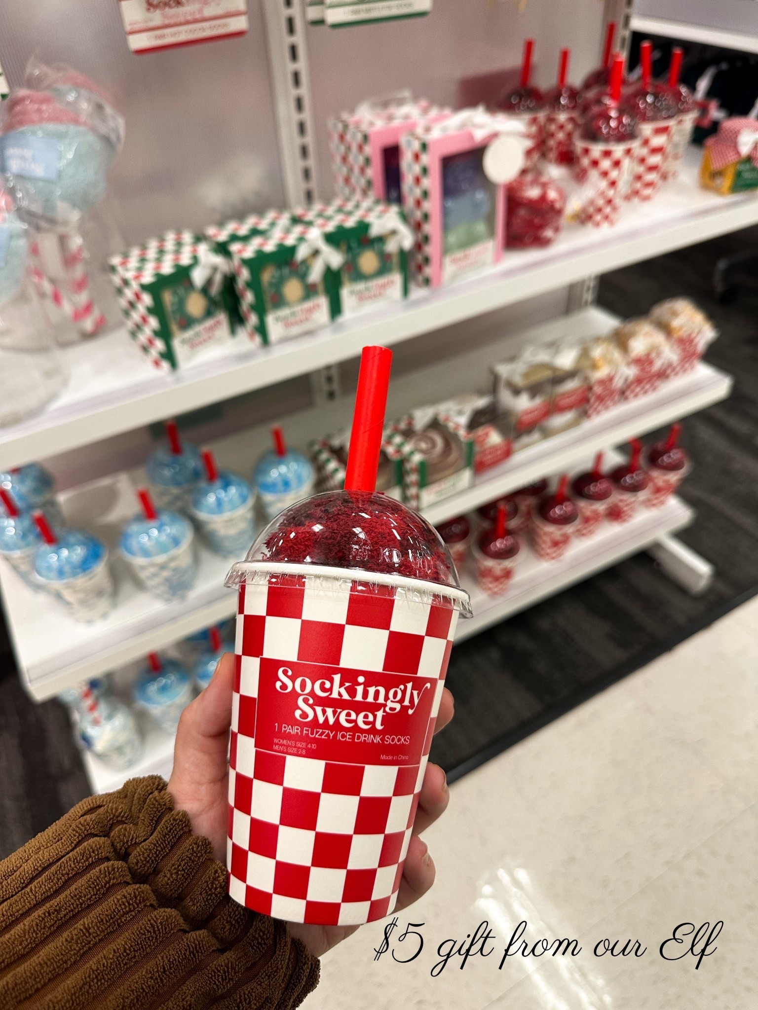 Found the cutest sock gifts. It's going to be a gift from our elf and used for their holiday spirit day at school! And such an affordable price. Good stocking stuffer too! They also have adult sizes. The ones I got were kids sizes. #LTKSeasonal #LTKKids #target #ElfOnTheShelf #giftideas

#LTKGiftGuide #LTKHoliday #LTKmomlife