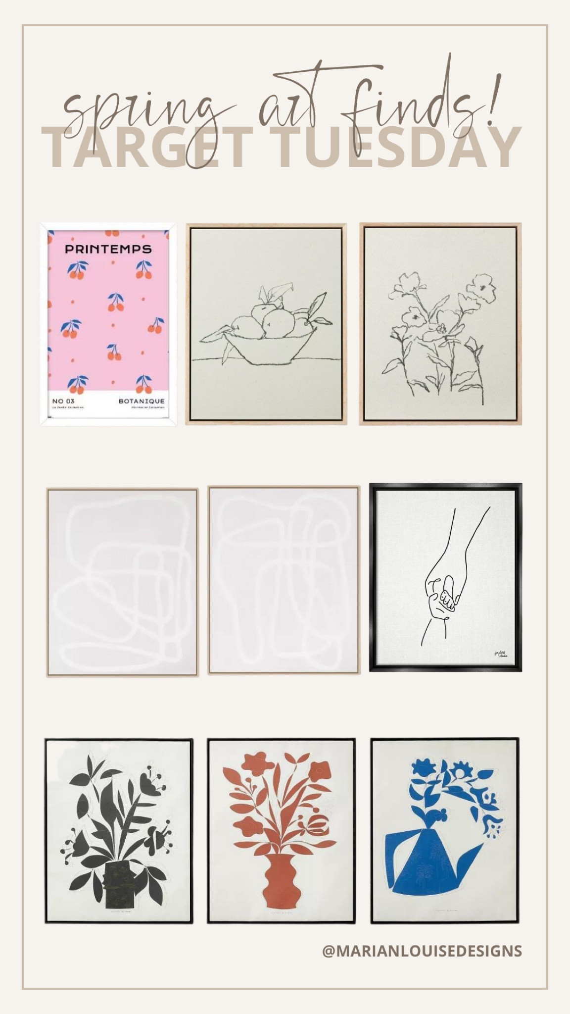 Target Tuesday. Target Spring Art Finds. Target Artwork. Wall Art. Spring Home Décor. 🤍

#LTKFind #LTKhome #LTKunder100