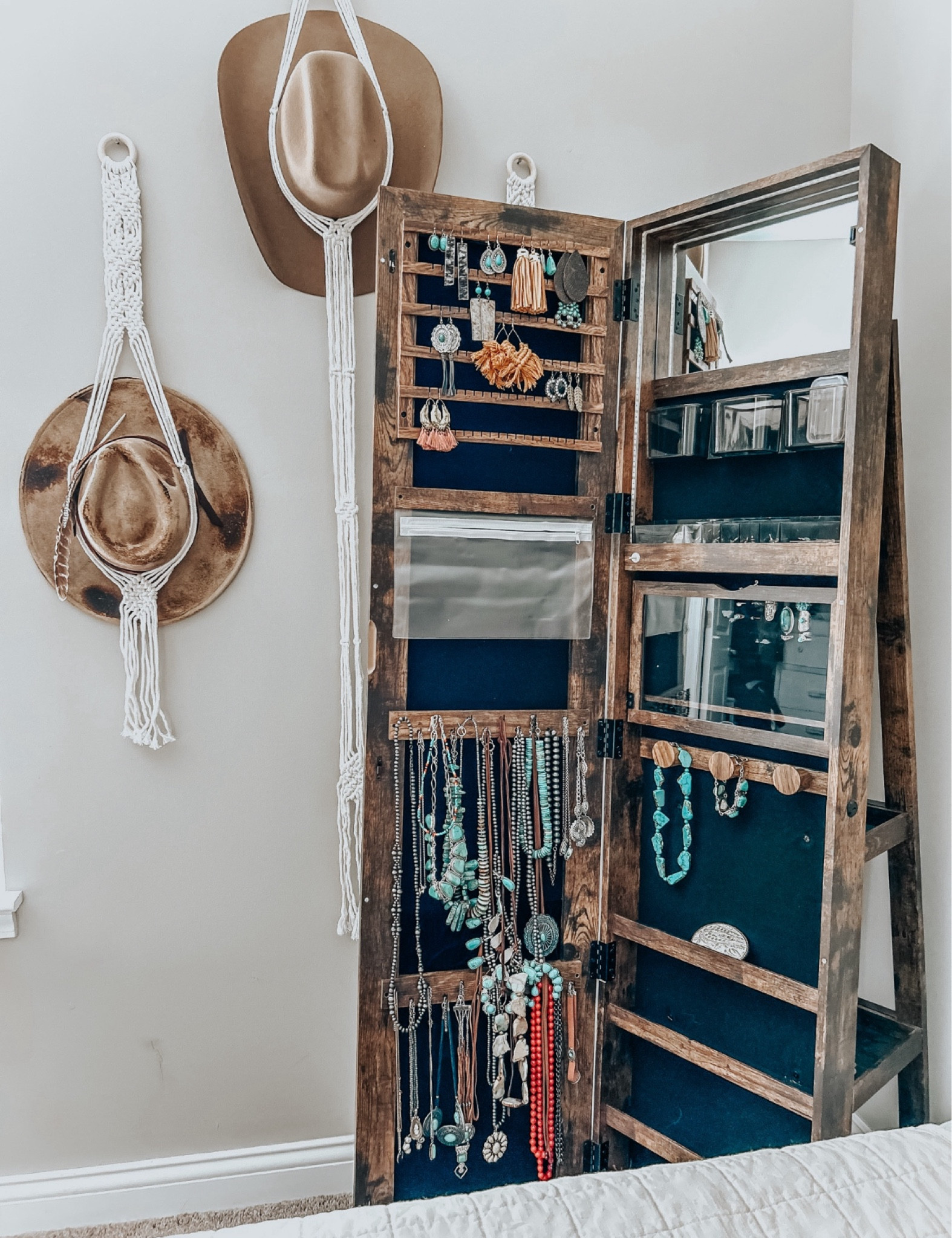 Jewelry holder / large mirror / full length mirror / jewelry organizer/ turquoise jewelry 

#LTKWedding #LTKBacktoSchool #LTKBeauty