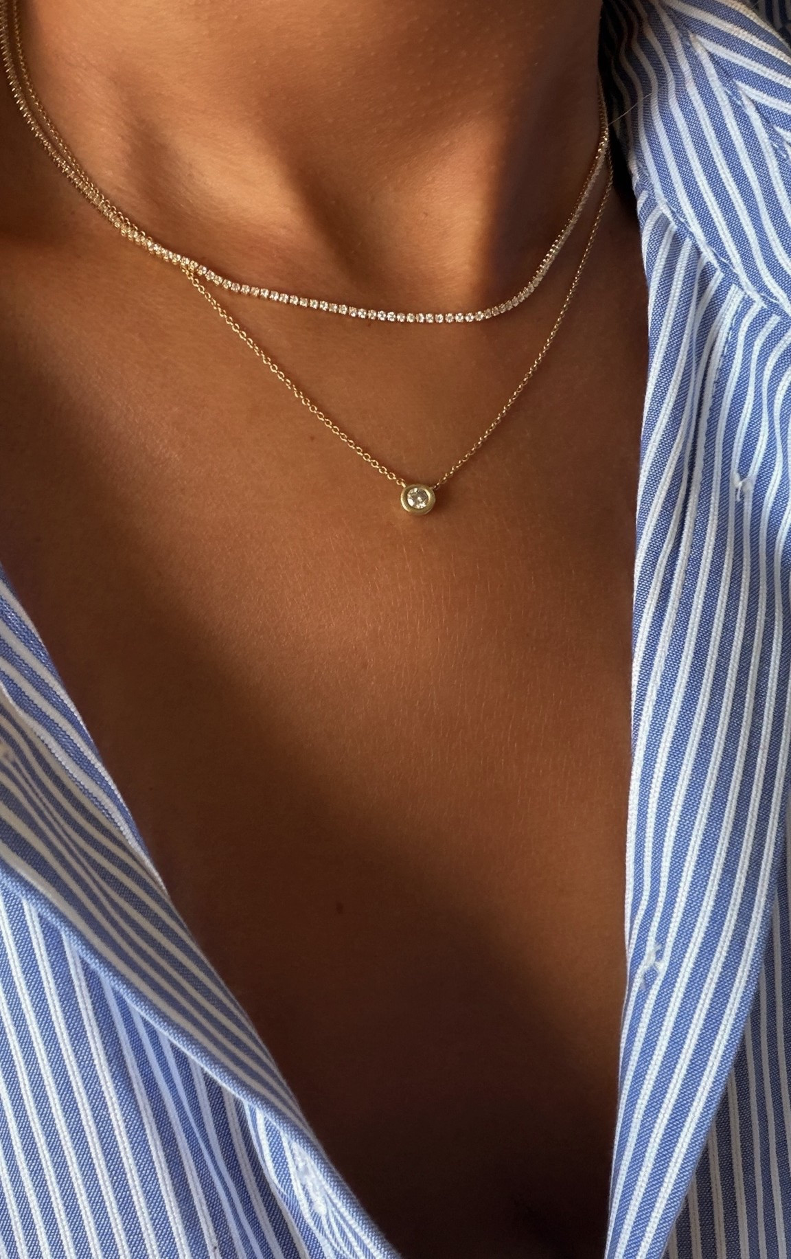 He chicest chicest smallest micro tennis necklace ever. I loooooove this.

#LTKootd #LTKgrwm #LTKmomlife