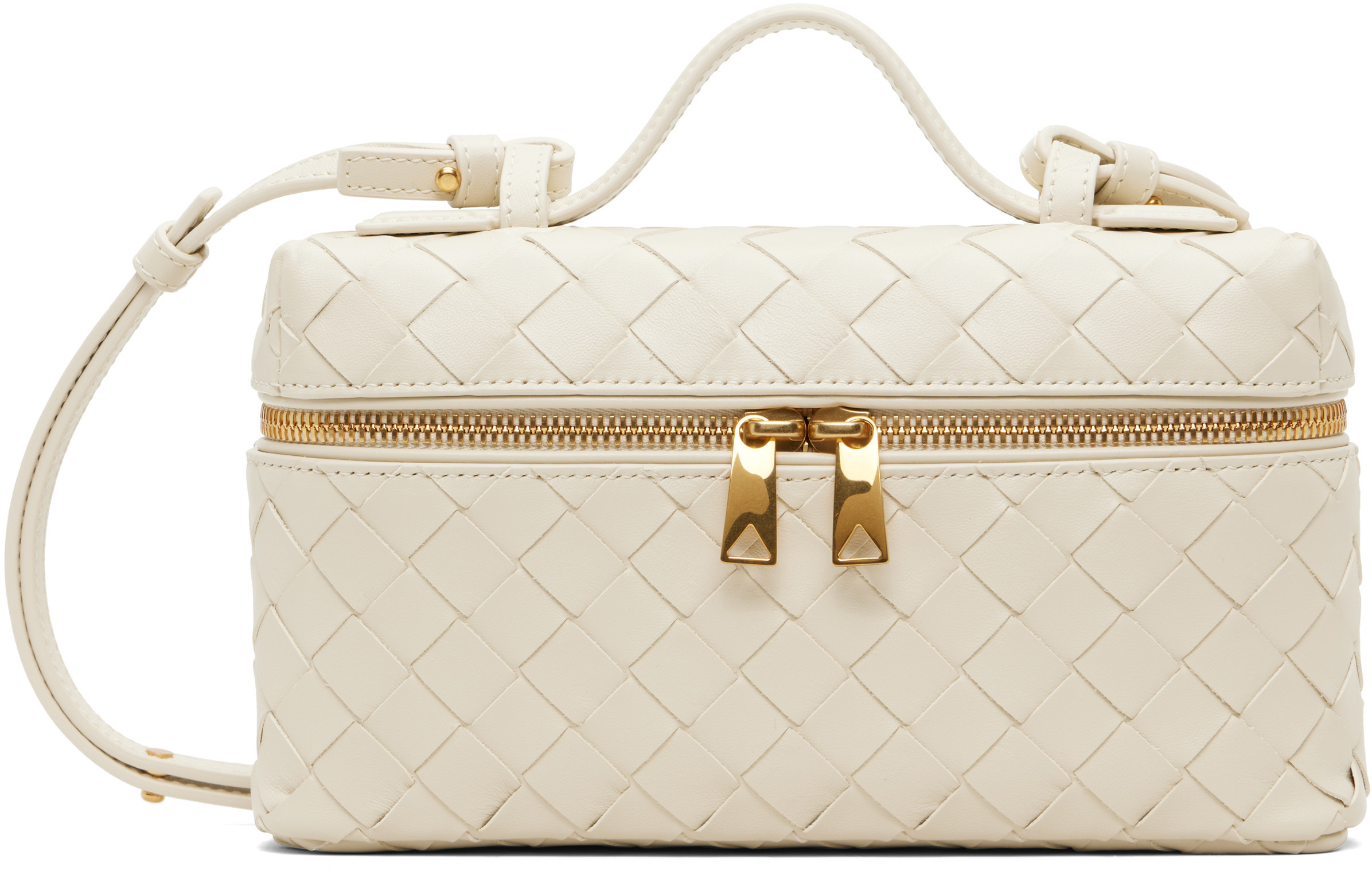 Bottega Veneta Off-White 'Bang Bang' Bag | SSENSE