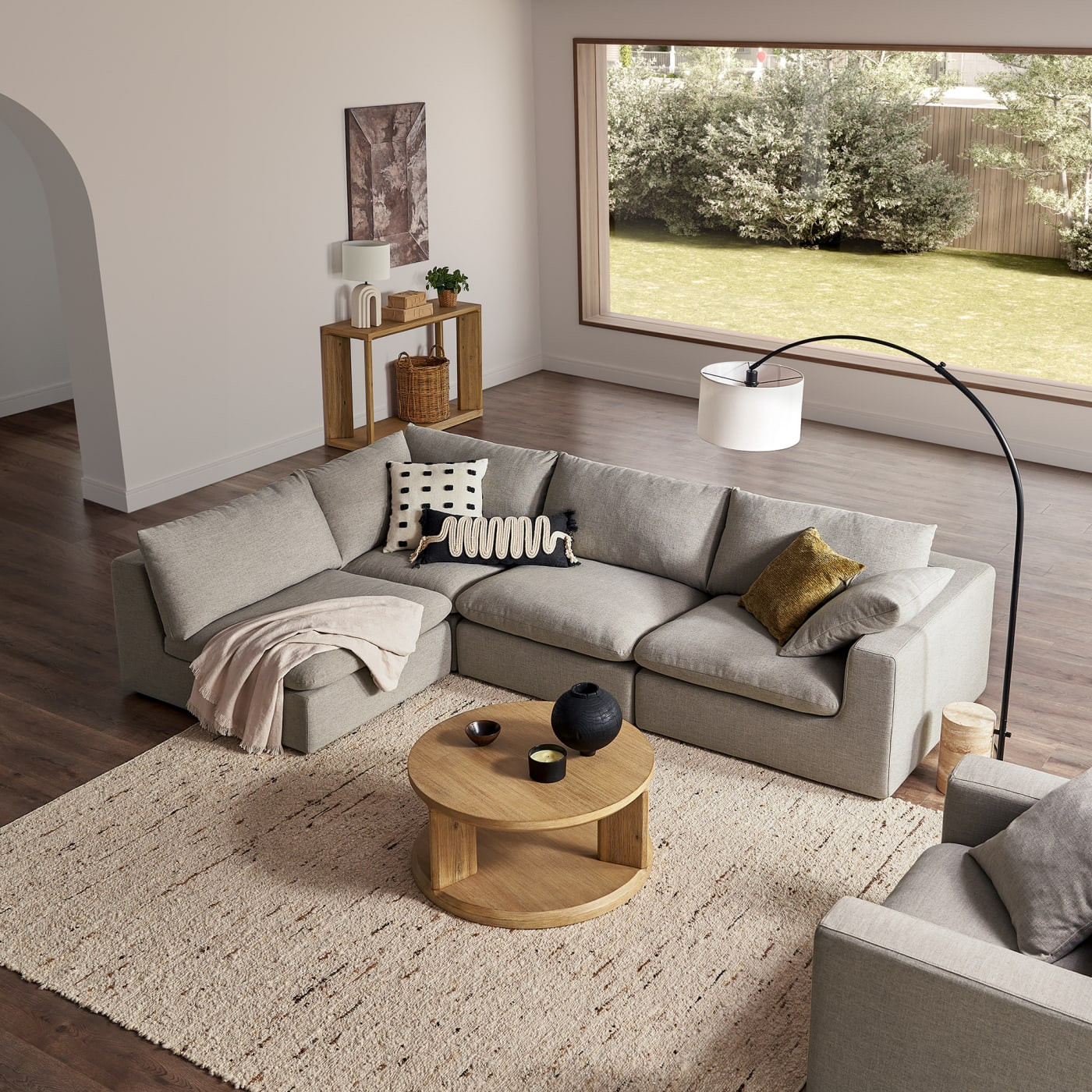 Dawson Chaise Sectional Sofa | Castlery | Castlery US